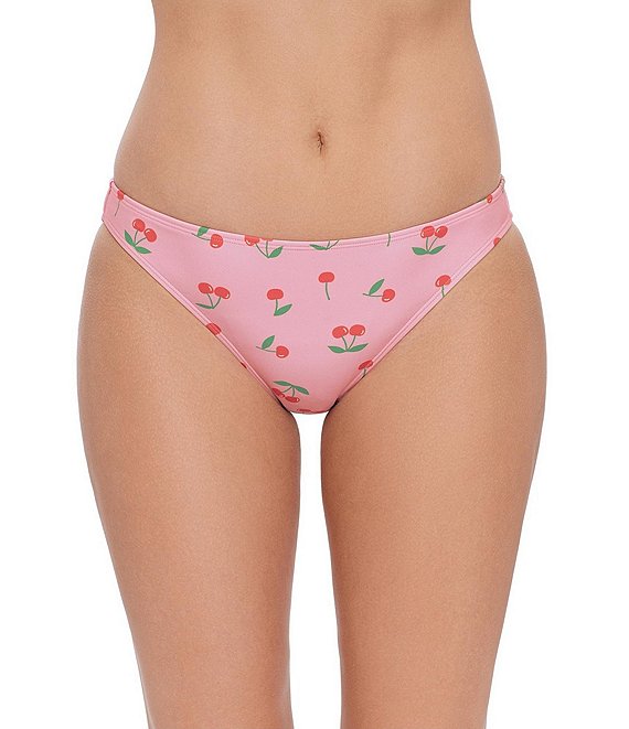Stevie by Steve Madden Verry Cherry Pull-On Hipster Swim Bottom