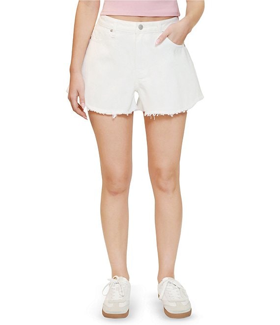 Stevie Jeans Super High Rise Flared Shorts