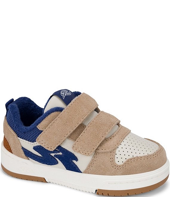 Stride Rite Boys' Denver Leather Suede SR Hook-and-Loop Sneakers (Toddler)