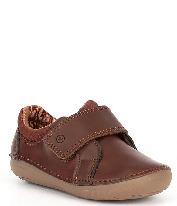 Color:Brown - Image 1 - Boys' Jodie Soft Motion Leather Sneakers (Infant)