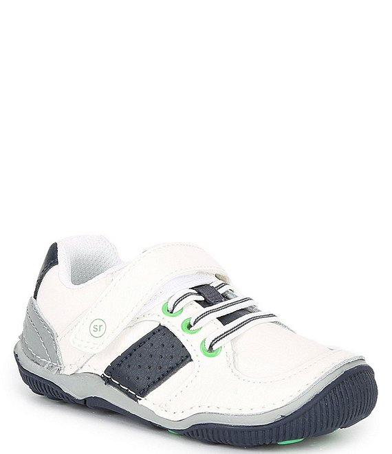Color:White - Image 1 - Boys' Wes SRTech Leather and Suede Sneakers (Infant)
