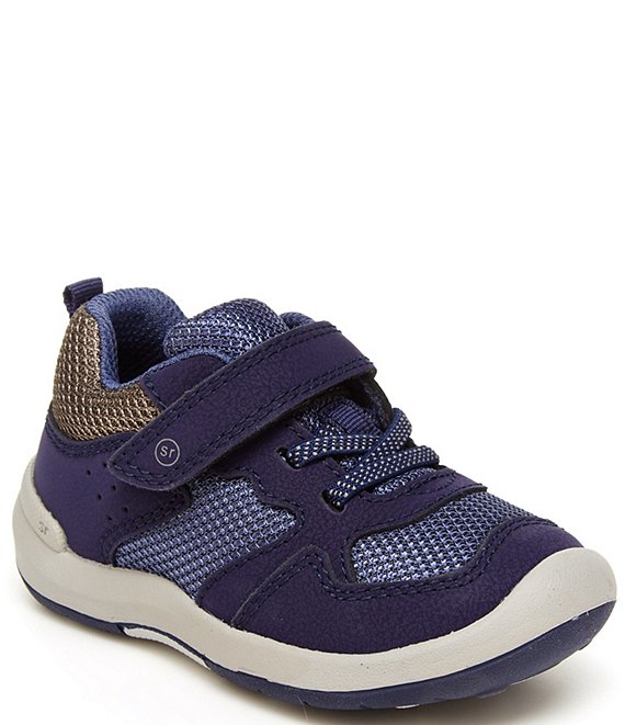 Color:Navy - Image 1 - Boys' Winslow SRT Washable Sneakers (Infant)
