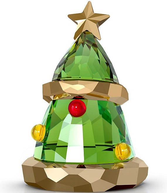 Upcycled Louis Vuitton Swarovski Crystal Christmas Tree Ornament