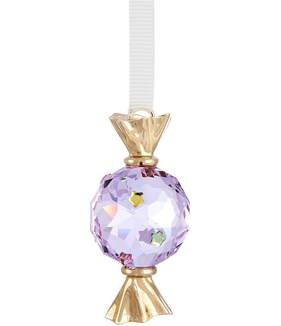 Swarovski Crystal Holiday Cheers Collection Dulcis Candy Ornament