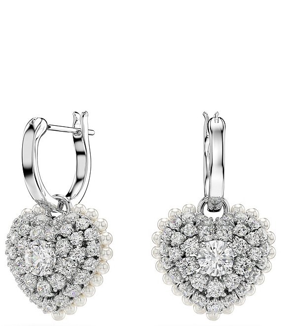 White Cozy Crystal Drop Earrings, Size: 2.3inch at Rs 70/pair in Sohna