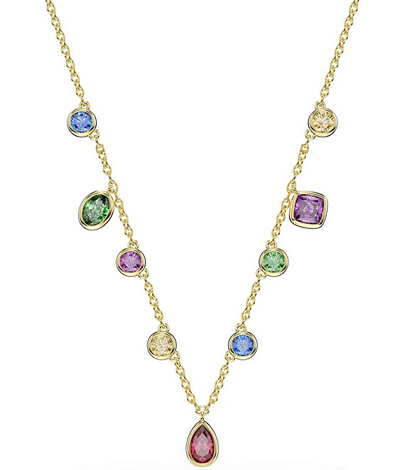 Swarovski Imber Multicolored Mixed Cut CZ Collar Necklace