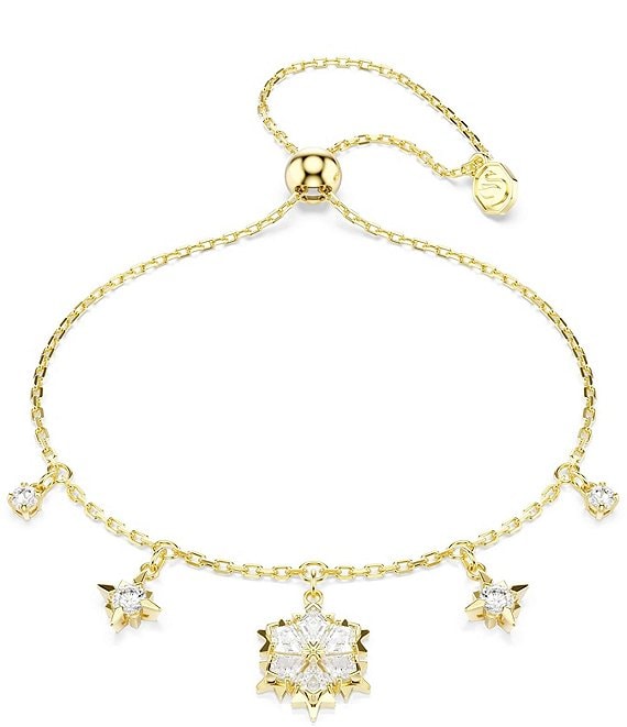 Swarovski Magic Snowflake Mixed Cut Adjustable Bracelet