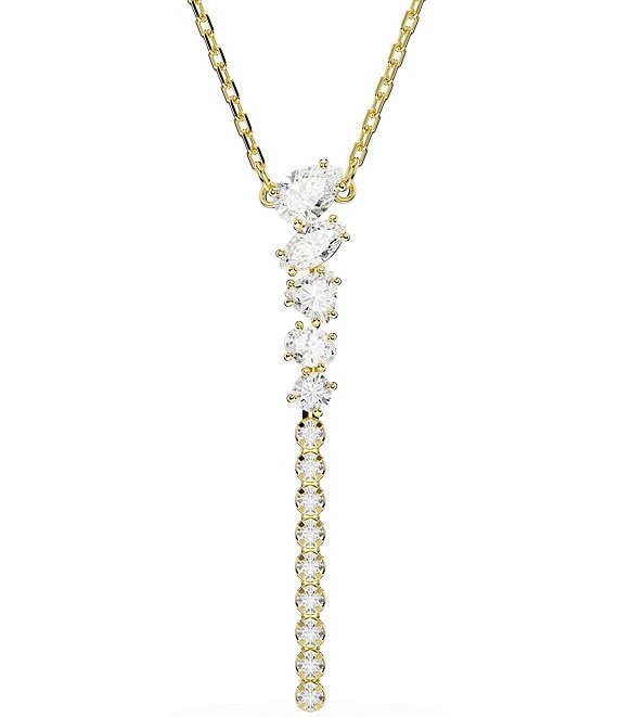 Swarovski Mesmera Mixed Cut CZ Y Necklace