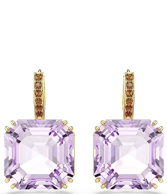 Swarovski Millenia Square Cut Drop Earrings
