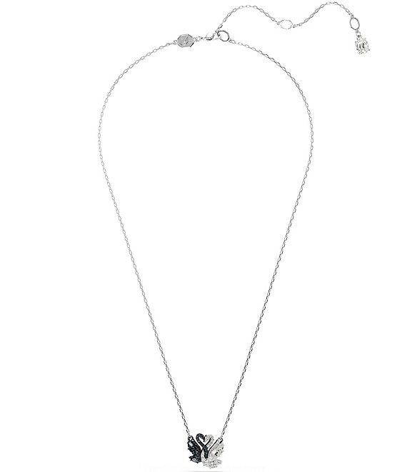 Swarovski Swan Short Pendant Necklace | Dillard's