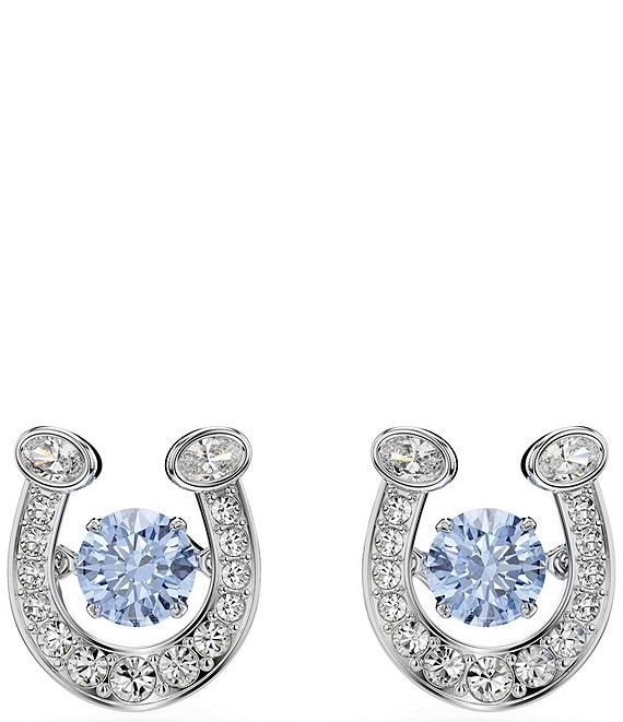 Swarovski Symbolica Crystal Horseshoe Stud Earrings