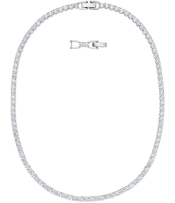 Color:White - Image 1 - Tennis Deluxe Collection Necklace