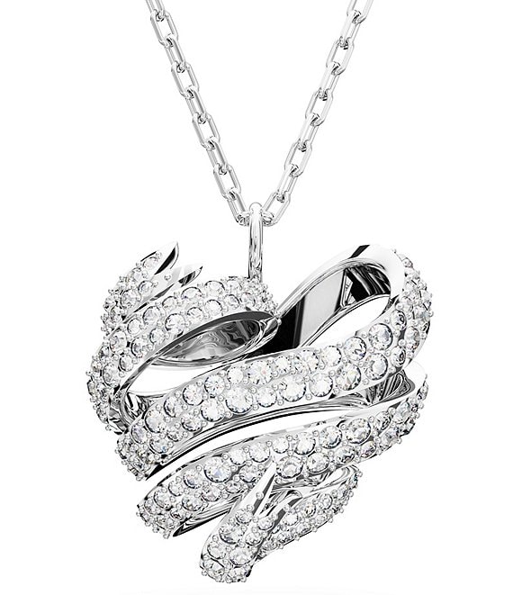 Swarovski Volta Collection Crystal Heart Short Pendant Necklace