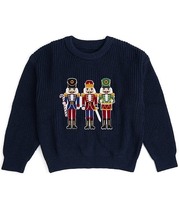 Sweet Wink Boys Nutcracker Patch Christmas Sweater