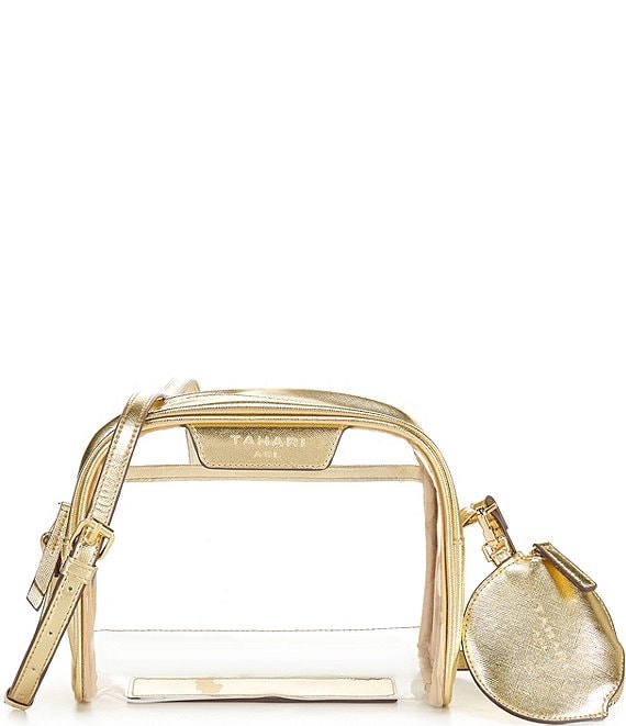 Color:Gold - Image 1 - Stadium Clear Crossbody Bag