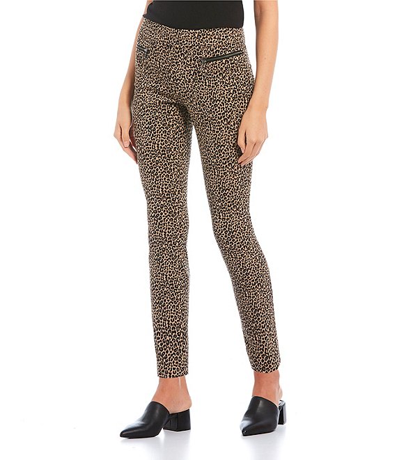 Takara Menswear Inspired Zip Pocket Animal Print Pants | Dillard's