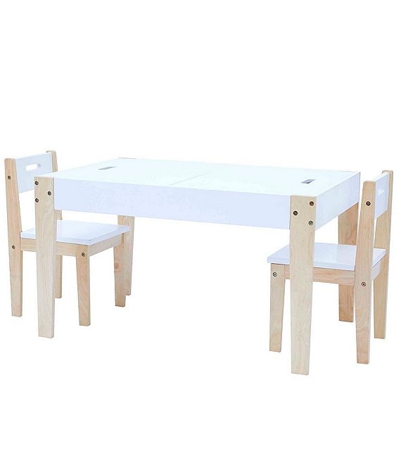 Child table and discount chairs with storage