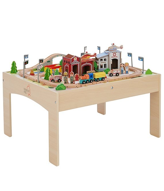 Teamson Kids Preschool Play Lab 85 Piece Train Town Table Set Dillard s