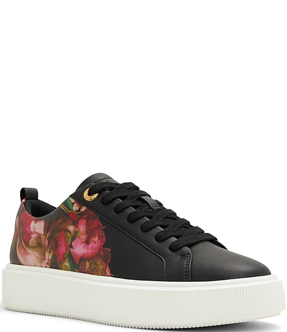 Ted baker black floral trainers online