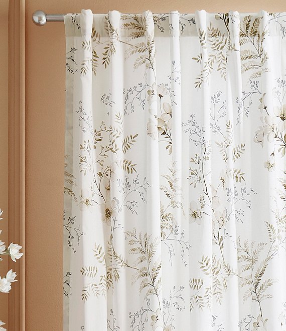 Ted Baker London Interlude Floral Woven Backtab Lined Curtain