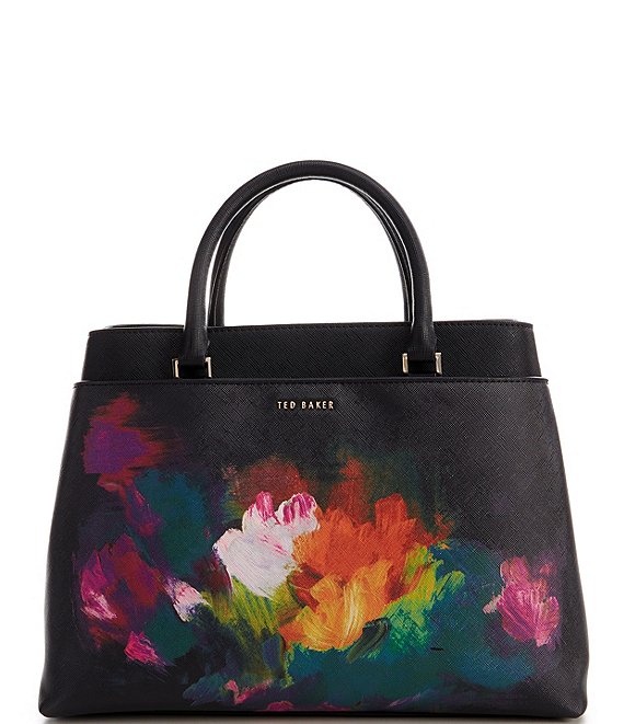 Ted Baker Paticon Floral Tote Bag, Black