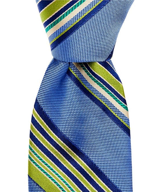 Ted Baker London Yardley Satin Stripe 3.125#double; Silk Tie