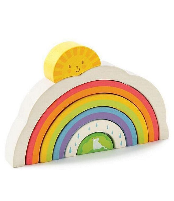 Tender Leaf Toys Rainbow Tunnel Wooden Toy