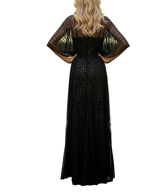 black sheer mesh dress L main image 0