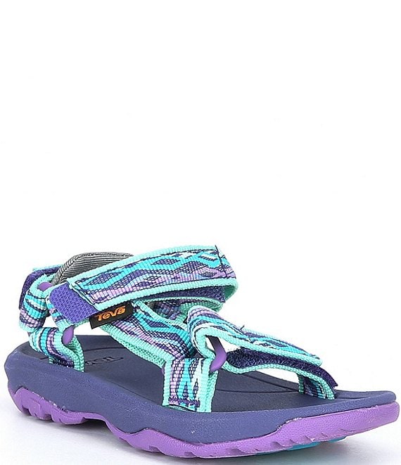 Color:Delmar Sea Glass/Purple - Image 1 - Girls' Hurricane XLT 2 Sandals (Infant)