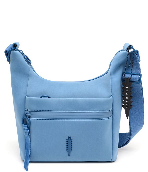Color:Sapphire - Image 1 - Carey Bright Neoprene Crossbody Bag