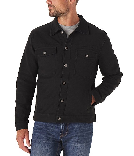 The Normal Brand Comfort Terry Cloth Trucker Jacket | Dillard's