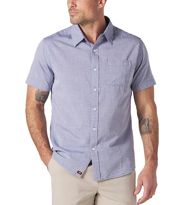 The Normal Brand Freshwater Dobby Short Sleeve Woven Shirt | Dillard's