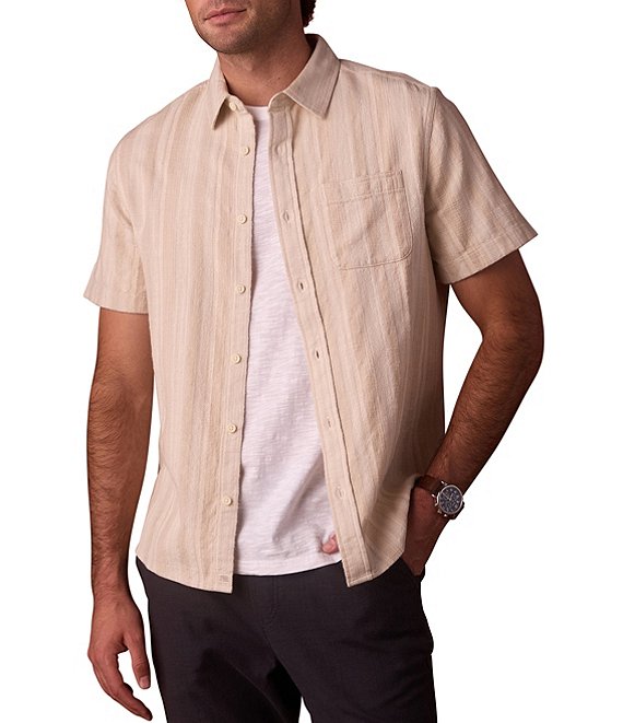 The Normal Brand Freshwater Printed Short Sleeve Woven Shirt