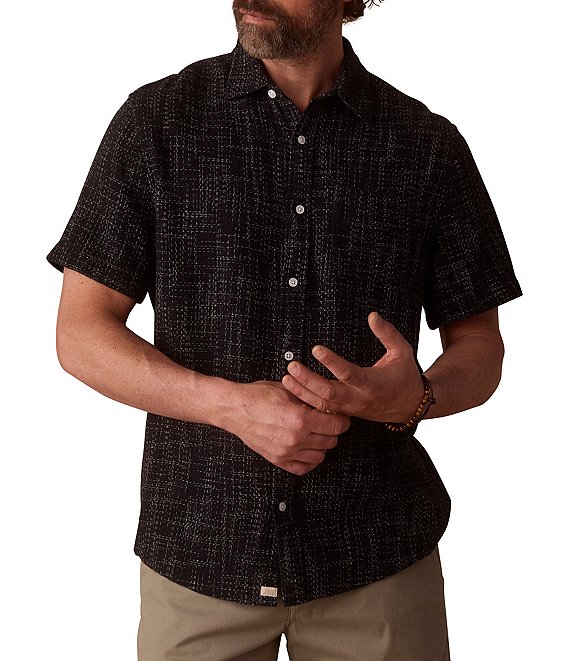 The Normal Brand Freshwater Short Sleeve Woven Shirt