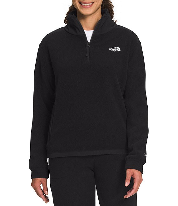 Color:TNF Black - Image 1 - Alpine Polartec® 200 Quarter Zip Long Sleeve Pullover