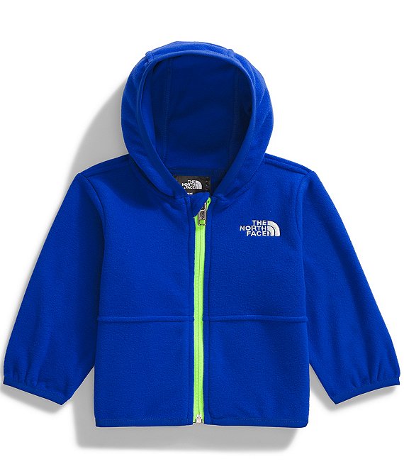 The North Face Baby Boys 3 24 Months Long Sleeve Glacier Blue Full Zip Hoodie