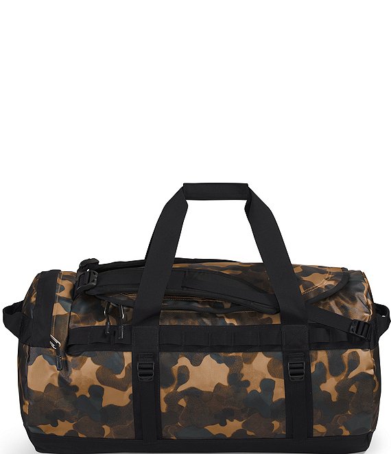 The North Face Base Camp Utility Brown Camo Texture Print Duffle Bag ...