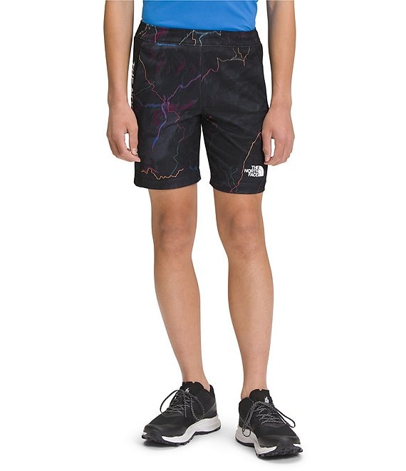 The North Face Big Boys 8-20 Never Stop Trail Glow Print Knit Training  Shorts