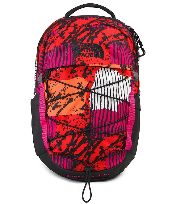 Color:Fiery Red Abstract Yosemite Print/TNF Black/Mr. Pink - Image 1 - Borealis Fiery Red Abstract Yosemite Printed 10L Mini Backpack