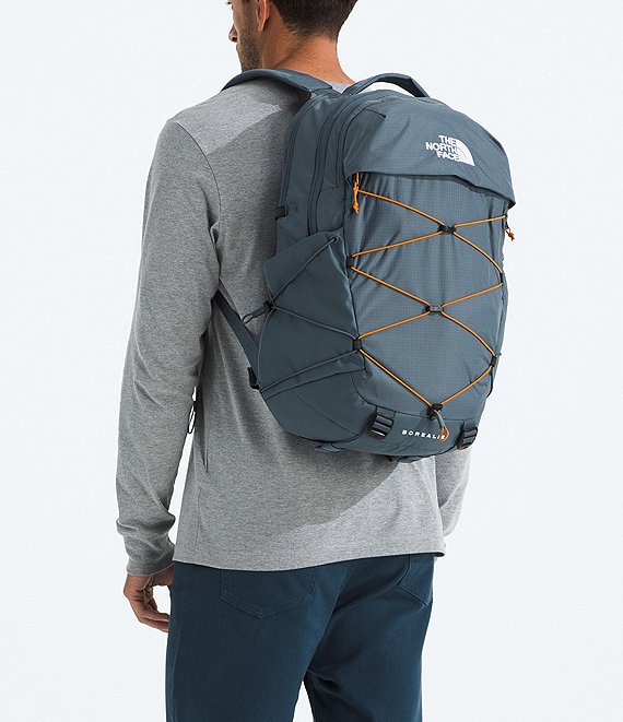 north face borealis men's backpack The Commuter Laptop - Water Repellent, Laptop Sleeve, Large Main Compartment, TNF Black U Borealis Patch/TNF White, One Size its a reliable companion for all your adventures The North Face Borealis bungee-cord