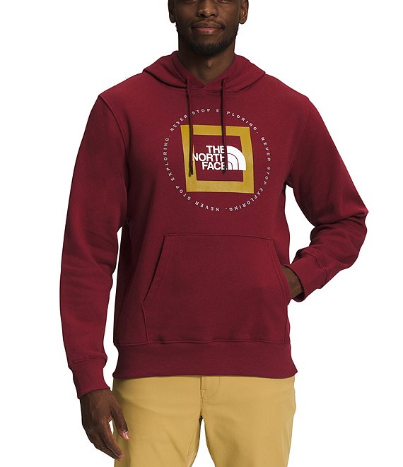 Color:Cordovan/Mineral Gold - Image 1 - Box Geo NSE Pullover Hoodie