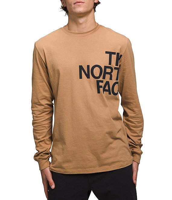 The North Face Brand Proud Long Sleeve Large Logo T-Shirt | Dillard's