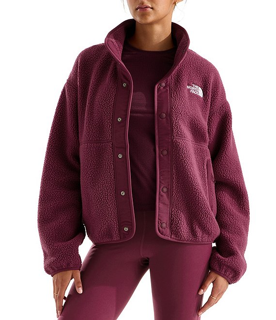 The North Face Cragmont Soft Fleece Snap Front Jacket | Dillard's