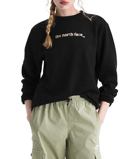 The North Face Evolution Proud Graphic Print Crew Neck Long Sleeve Pullover