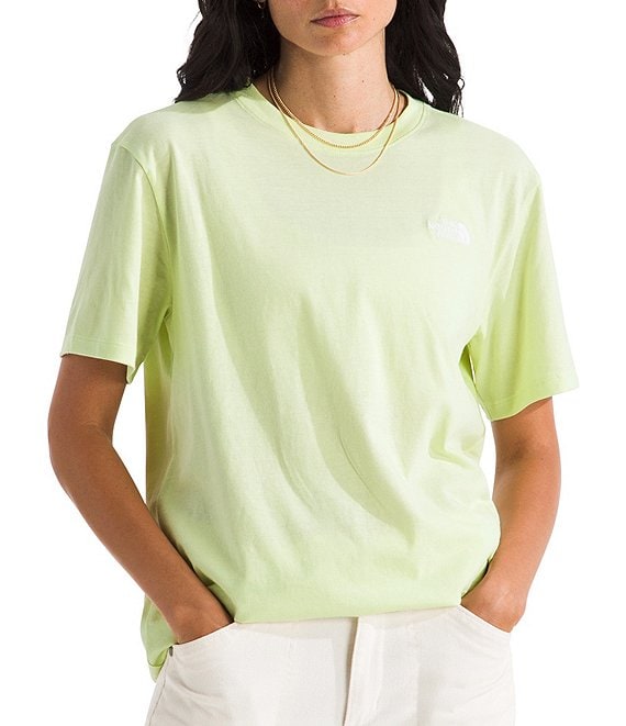 The North Face Evolution Simple Embroidered Logo Crew Neck Short Sleeve Tee