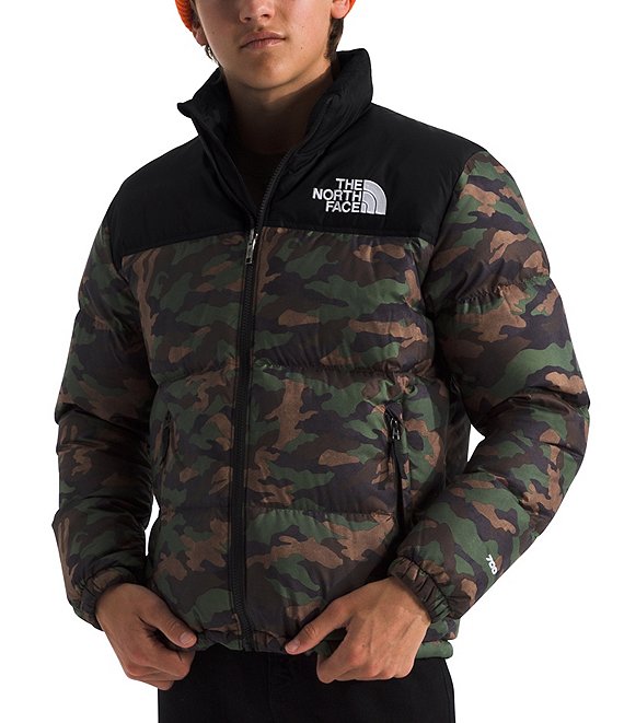 The North Face Kids 1996 Retro Nuptse Jacket Small TNF Black TNF Camo Print