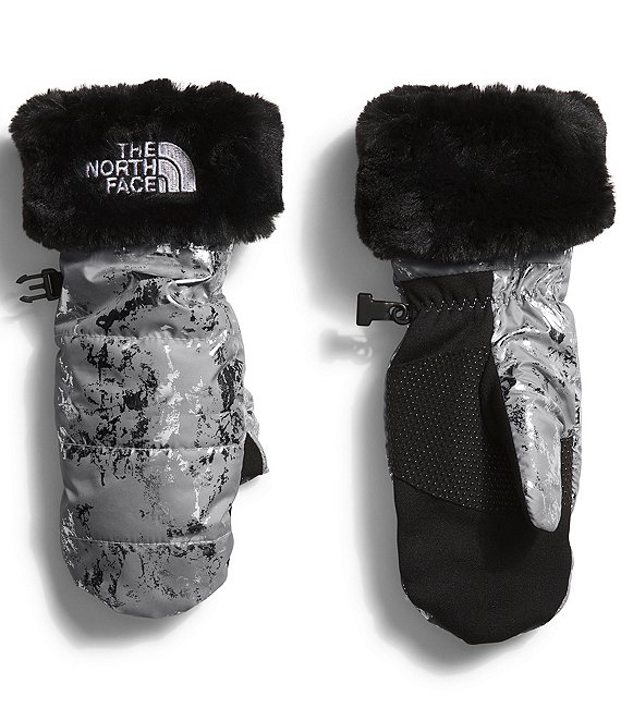 The north face women's stitched sale down mittens