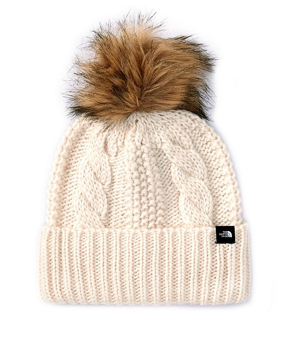 North face fur pom beanie hotsell