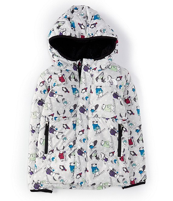 The North Face Little Boys 2T-7T North Down Long-Sleeve Critter Print Hooded Jacket