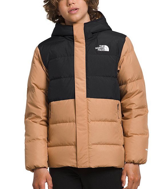 Color:Almond Butter - Image 1 - Little/Big Boys 5-20 Long Sleeve North Down Fleece-insulated Parka Jacket